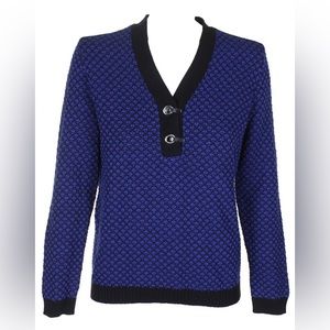 Karen Scott V-Neck Knit Pullover Sweater